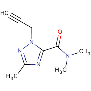 1H-1,2,4-Triazole-5-carboxamide, N,N,3-trimethyl-1-(2-propynyl)-