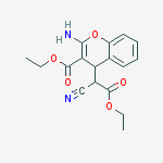 ethyl 2-amino-4-(1-cyano-2-ethoxy-2-oxoethyl)-4H-chromene-3-carboxylate