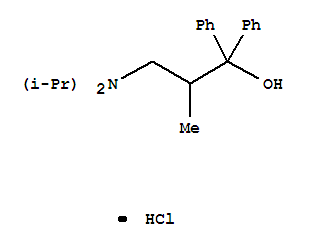 3-(dipropan-2-ylamino)-2-methyl-1,1-diphenylpropan-1-ol hydrochloride (1:1)
