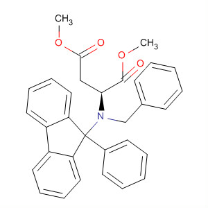 L-Aspartic acid, N-(9-phenyl-9H-fluoren-9-yl)-N-(phenylmethyl)-,dimethyl ester