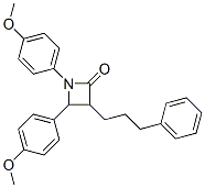 1,4-bis(4-methoxyphenyl)-3-(3-phenylpropyl)-2-azetidinone