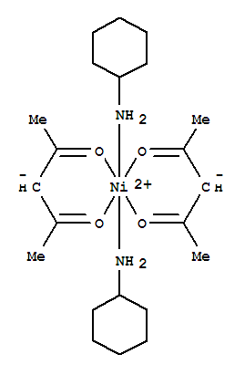nickel(2+) cyclohexylazanide - pentane-2,4-dione (1:2:2)