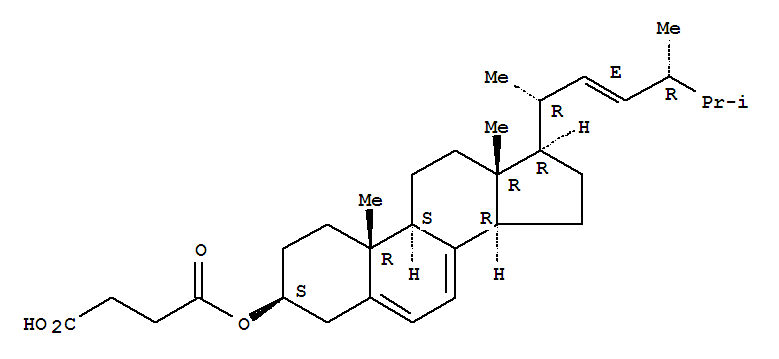 4-(ergosta-5,7,22-trien-3-yloxy)-4-oxobutanoic acid
