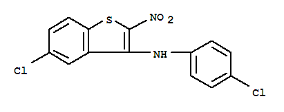 5-chloro-N-(4-chlorophenyl)-2-nitro-1-benzothiophen-3-amine