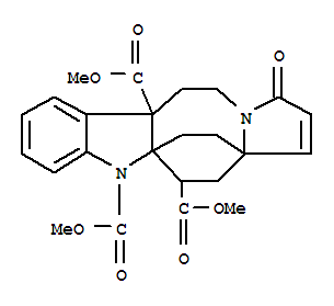 11a,13a-Ethano-3H-pyrrolo[1',2':1,8]azocino[5,4-b]indole-6a,11,12-tricarboxylicacid, 5,6,12,13-tetrahydro-3-oxo-, trimethyl ester, [6aS-(6aa,11aa,12b,13aa)]-
