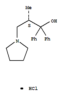 (2S)-2-methyl-1,1-diphenyl-3-(pyrrolidin-1-yl)propan-1-ol hydrochloride (1:1)