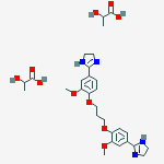 2-hydroxypropanoic acid - 2,2'-{propane-1,3-diylbis[oxy(3-methoxybenzene-4,1-diyl)]}bis-4,5-dihydro-1H-imidazole (2:1)