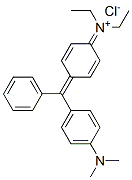 diethyl[4-[[4-(dimethylamino)phenyl]phenylmethylene]-2,5-cyclohexadien-1-ylidene]ammonium chloride
