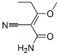 2-Pentenamide,  2-cyano-3-methoxy-