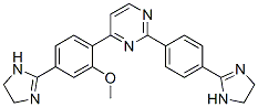 4-[4-(4,5-dihydro-1H-imidazol-2-yl)-2-methoxy-phenyl]-2-[4-(4,5-dihydr o-1H-imidazol-2-yl)phenyl]pyrimidine