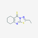2-ethyl-6,7,8,9-tetrahydro-5H-[1,3,4]thiadiazolo[2,3-b]quinazoline-5-thione