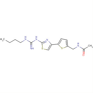 Acetamide,N-[[5-[2-[[(butylamino)iminomethyl]amino]-4-thiazolyl]-2-thienyl]methyl]-