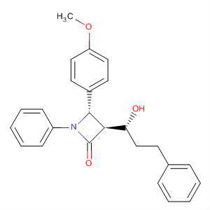 2-Azetidinone,3-[(1R)-1-hydroxy-3-phenylpropyl]-4-(4-methoxyphenyl)-1-phenyl-,(3S,4S)-