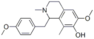 1,2,3,4-Tetrahydro-6-methoxy-1-[(4-methoxyphenyl)methyl]-2,8-dimethyl-7-isoquinolinol