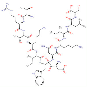 L-Serine,L-threonyl-L-arginyl-L-threonyl-L-lysyl-L-isoleucyl-L-a-aspartyl-L-tryptophyl-L-asparaginyl-L-lysyl-L-isoleucyl-L-leucyl-