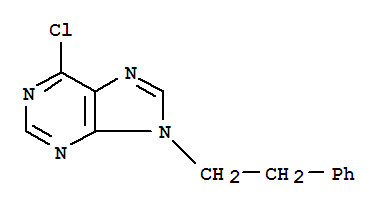 6-chloro-9-(2-phenylethyl)-9H-purine
