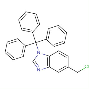 1H-Benzimidazole, 5-(chloromethyl)-1-(triphenylmethyl)-