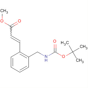 2-Propenoic acid,3-[2-[[[(1,1-dimethylethoxy)carbonyl]amino]methyl]phenyl]-, methyl ester