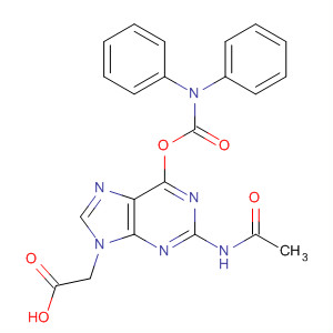 9H-Purine-9-acetic acid,2-(acetylamino)-6-[[(diphenylamino)carbonyl]oxy]-