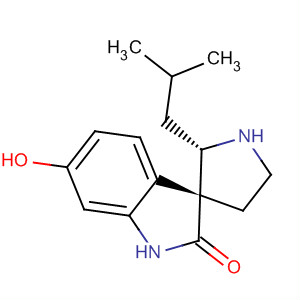 Spiro[3H-indole-3,3'-pyrrolidin]-2(1H)-one,6-hydroxy-2'-(2-methylpropyl)-, (2'S,3R)-