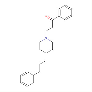 1-Propanone, 1-phenyl-3-[4-(3-phenylpropyl)-1-piperidinyl]-