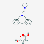 (z)-but-2-enedioic Acid;11-(2-pyrrolidin-1-ylethyl)-10,12-dihydro-5h-benzo[d][2]benzazocine