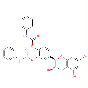 2H-1-Benzopyran-3,5,7-triol,2-[3,4-bis[[(phenylamino)carbonyl]oxy]phenyl]-3,4-dihydro-, (2R,3S)-