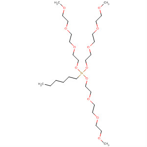 2,5,8,11,13,16,19,22-Octaoxa-12-silatricosane,12-hexyl-12-[2-[2-(2-methoxyethoxy)ethoxy]ethoxy]-