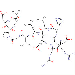 L-Leucine,glycyl-L-a-aspartylglycyl-L-arginyl-L-histidyl-L-a-aspartyl-L-leucyl-L-leucyl-L-valylglycyl-L-a-aspartyl-L-prolyl-