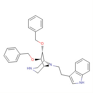 3,8-Diazabicyclo[3.2.1]octane,8-[2-(1H-indol-3-yl)ethyl]-6,7-bis(phenylmethoxy)-, (1R,5S,6R,7R)-