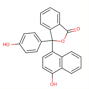 1(3H)-Isobenzofuranone,3-(4-hydroxy-1-naphthalenyl)-3-(4-hydroxyphenyl)-
