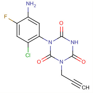 1,3,5-Triazine-2,4,6(1H,3H,5H)-trione,1-(5-amino-2-chloro-4-fluorophenyl)-3-(2-propynyl)-