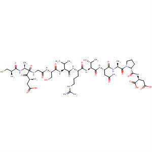 L-Aspartic acid,L-cysteinyl-L-a-aspartyl-L-alanylglycyl-L-seryl-L-valyl-L-arginyl-L-threonyl-L-asparaginyl-L-alanyl-L-prolyl-