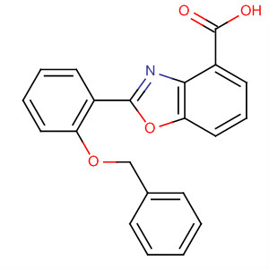 4-Benzoxazolecarboxylic acid, 2-[2-(phenylmethoxy)phenyl]-