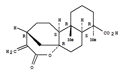 3,6a-Methano-6aH-naphth[2,1-b]oxocin-9-carboxylicacid, tetradecahydro-9,12a-dimethyl-4-methylene-5-oxo-, [3R-(3a,6aa,8ab,9a,12aa,12bb)]-