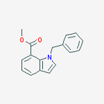 1H-Indole-7-carboxylic acid, 1-(phenylmethyl)-, methyl ester