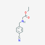Glycine, N-[(4-cyanophenyl)methyl]-, ethyl ester