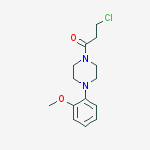 Piperazine, 1-(3-chloro-1-oxopropyl)-4-(2-methoxyphenyl)-
