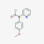 Carbamic chloride, (4-methoxyphenyl)-2-pyridinyl-