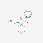 2-Cyclohexene-1-ethanol, 1-(phenylsulfonyl)-