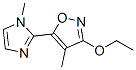 Isoxazole,3-ethoxy-4-methyl-5-(1-methyl-1H-imidazol-2-yl)-