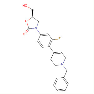 2-Oxazolidinone,3-[3-fluoro-4-[1,2,3,6-tetrahydro-1-(phenylmethyl)-4-pyridinyl]phenyl]-5-(hydroxymethyl)-, (5R)-
