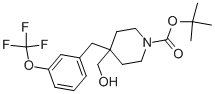 1-BOC-4-[[3-(TRIFLUOROMETHOXY)PHENYL]METHYL]-4-(HYDROXYMETHYL)-PIPERIDINE