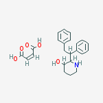 2-(1,2-diphenylethyl)piperidin-3-ol (2Z)-but-2-enedioate (salt)