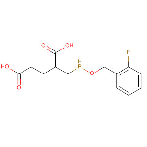 Pentanedioic acid,2-[[[(2-fluorophenyl)methyl]hydroxyphosphinyl]methyl]-
