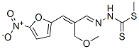 3-[2-(Methoxymethyl)-3-(5-nitro-2-furyl)allylidene]dithiocarbazic acid methyl ester