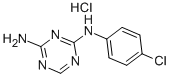 N-(4-chlorophenyl)-1,3,5-triazine-2,4-diamine monohydrochloride