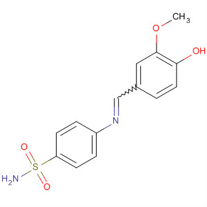 4-[(4-Hydroxy-3-methoxybenzylidene)amino]benzenesulfonamide