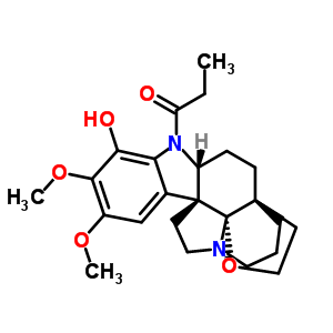 Aspidospermidin-17-ol, 19,21-epoxy-15,16-dimethoxy-1-(1-oxopropyl)-