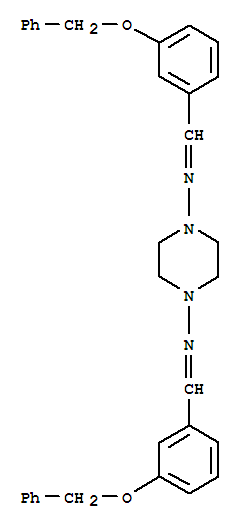 N,N'-bis[3-(benzyloxy)benzylidene]piperazine-1,4-diamine